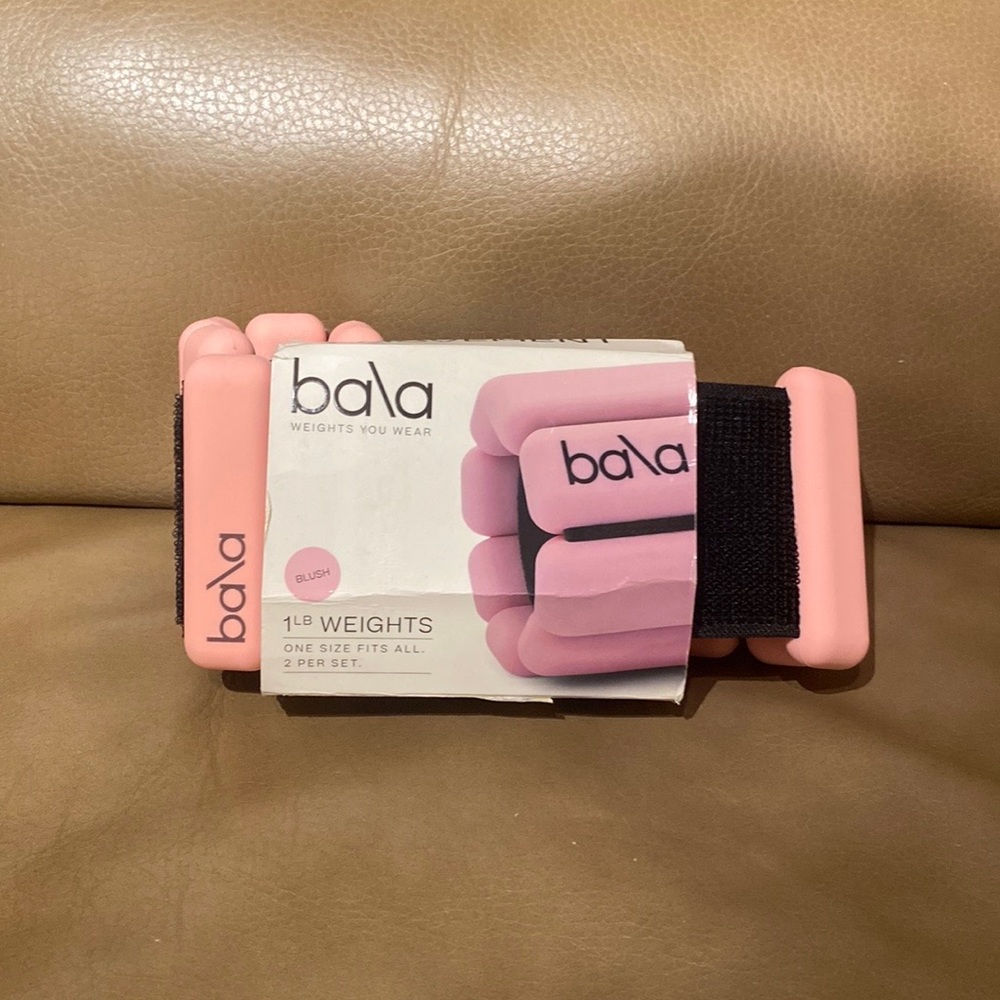 Bala Bangle Weighs Blush Pink 1 lbs Set